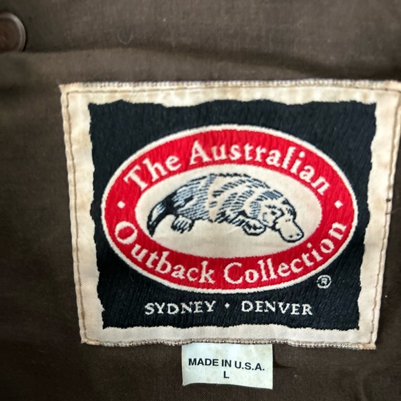 Vintage Men’s Australian Outback Collection Oil Skin Duster & Cowboy Hat - Picture 4 of 16